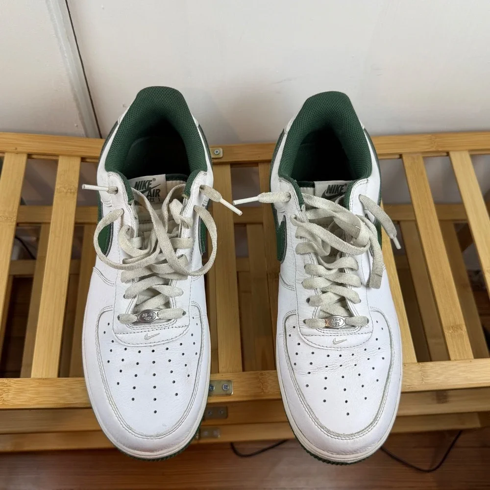 Size 11.5 - Nike LeBron James x Air Force 1 Low Four Horsemen Green and White